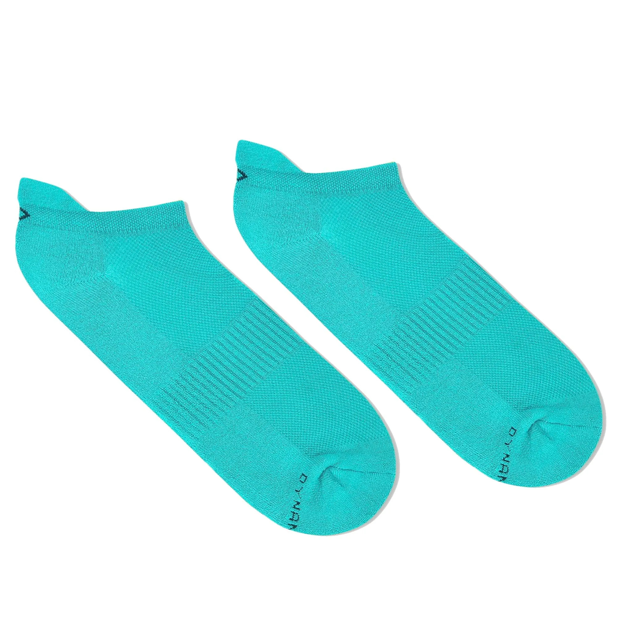 Solid Turquoise Bamboo Unisex Ankle Length Socks