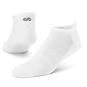 Solid White Bamboo Unisex Ankle Length Socks