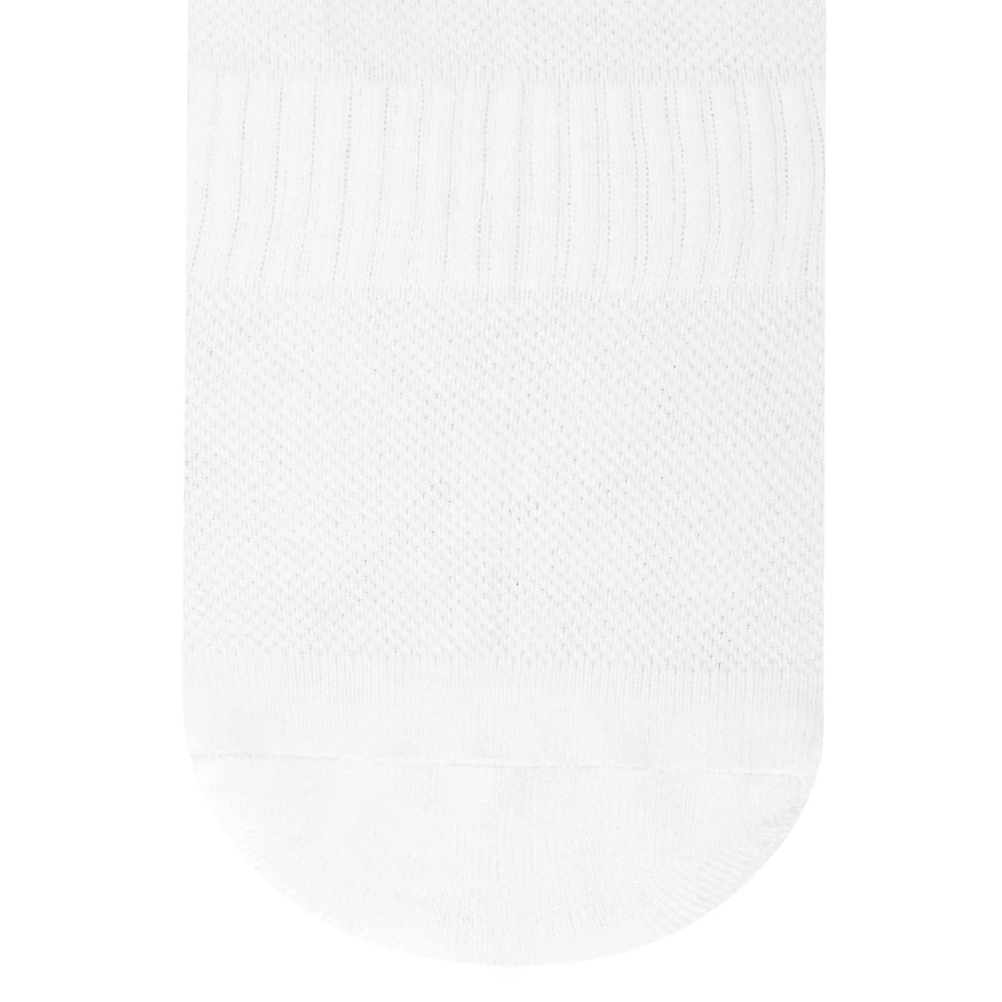 Solid White Bamboo Unisex Ankle Length Socks