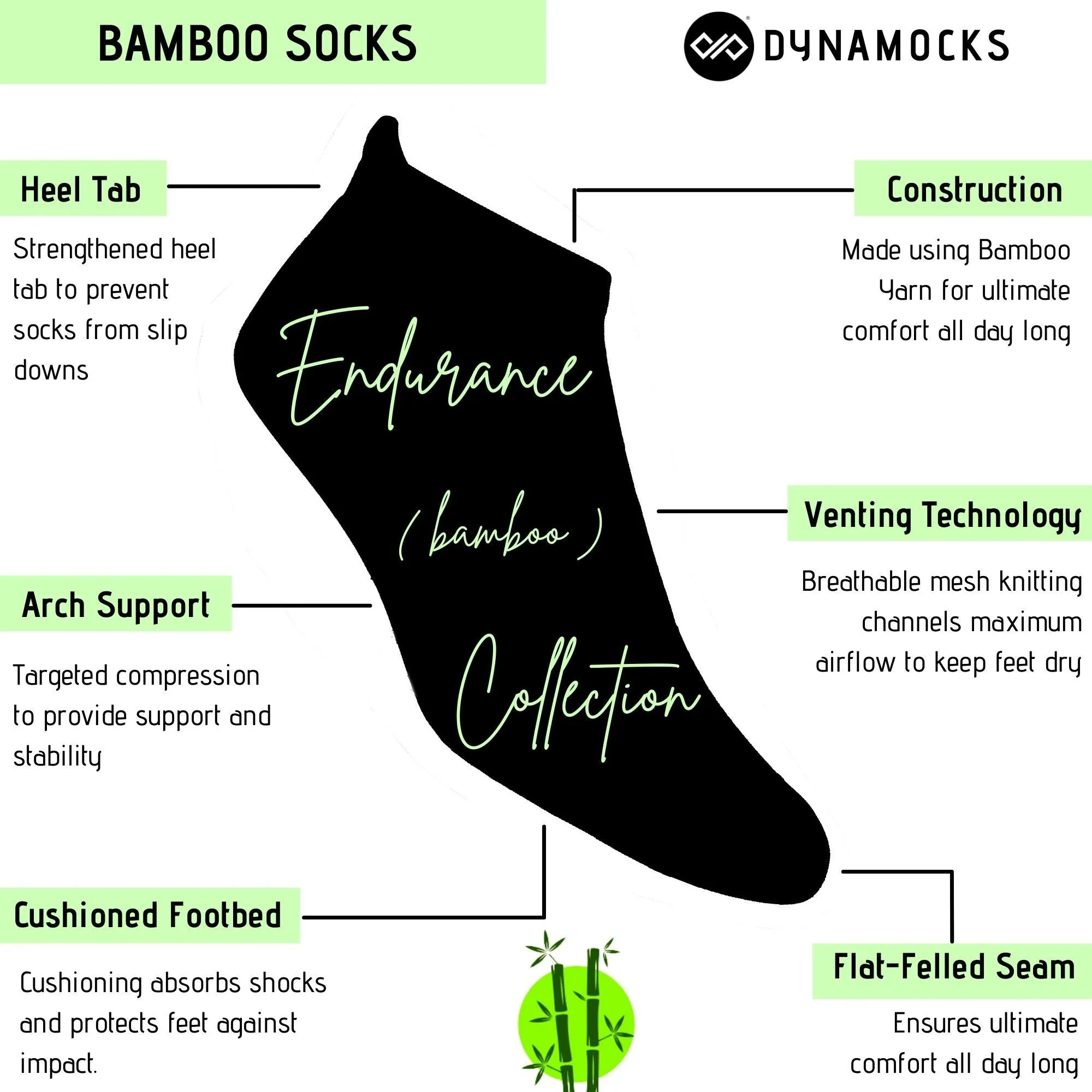 Sustainable Bamboo Ankle Socks - 3-Pack for All-Day Comfort