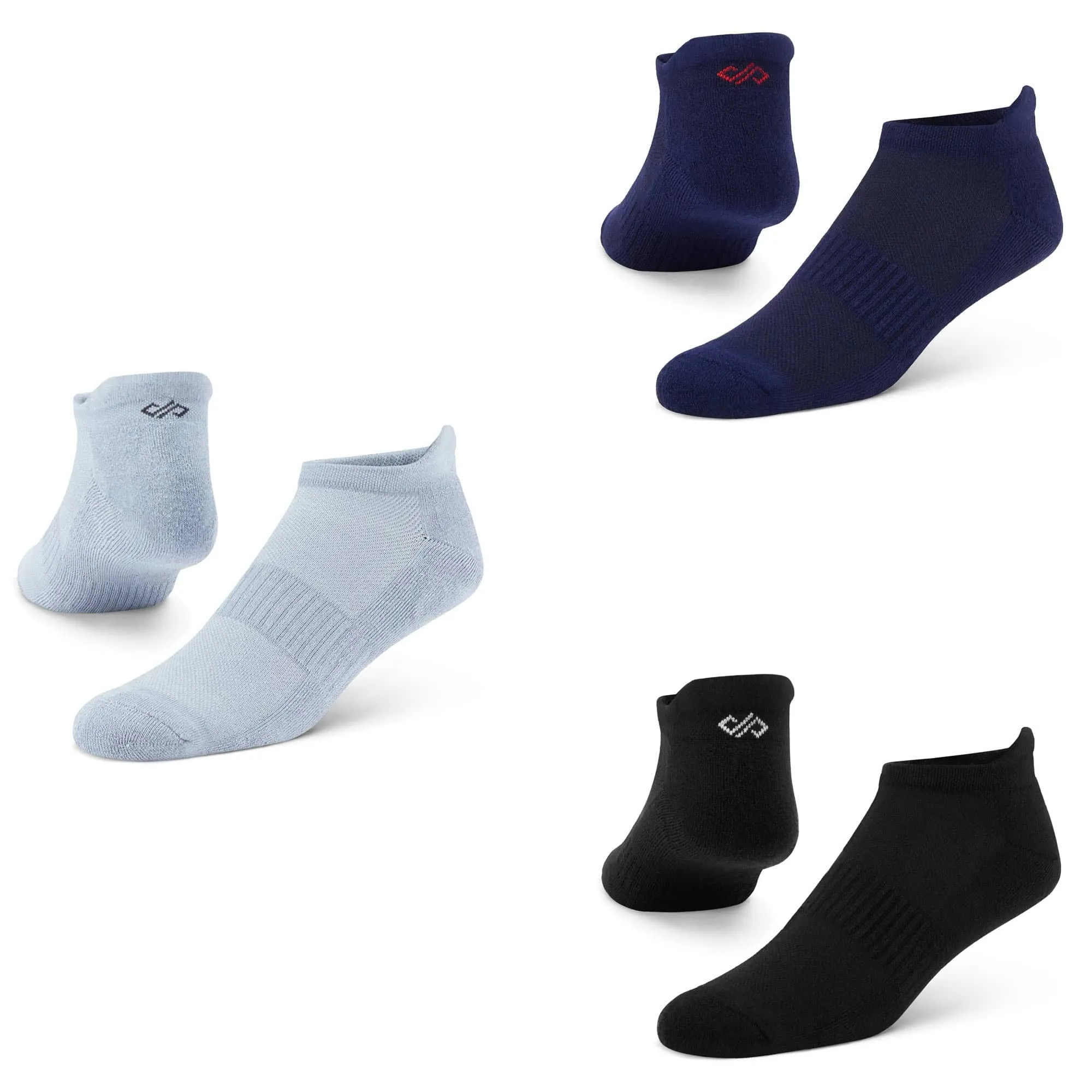 Sustainable Bamboo Ankle Socks - 3-Pack for All-Day Comfort