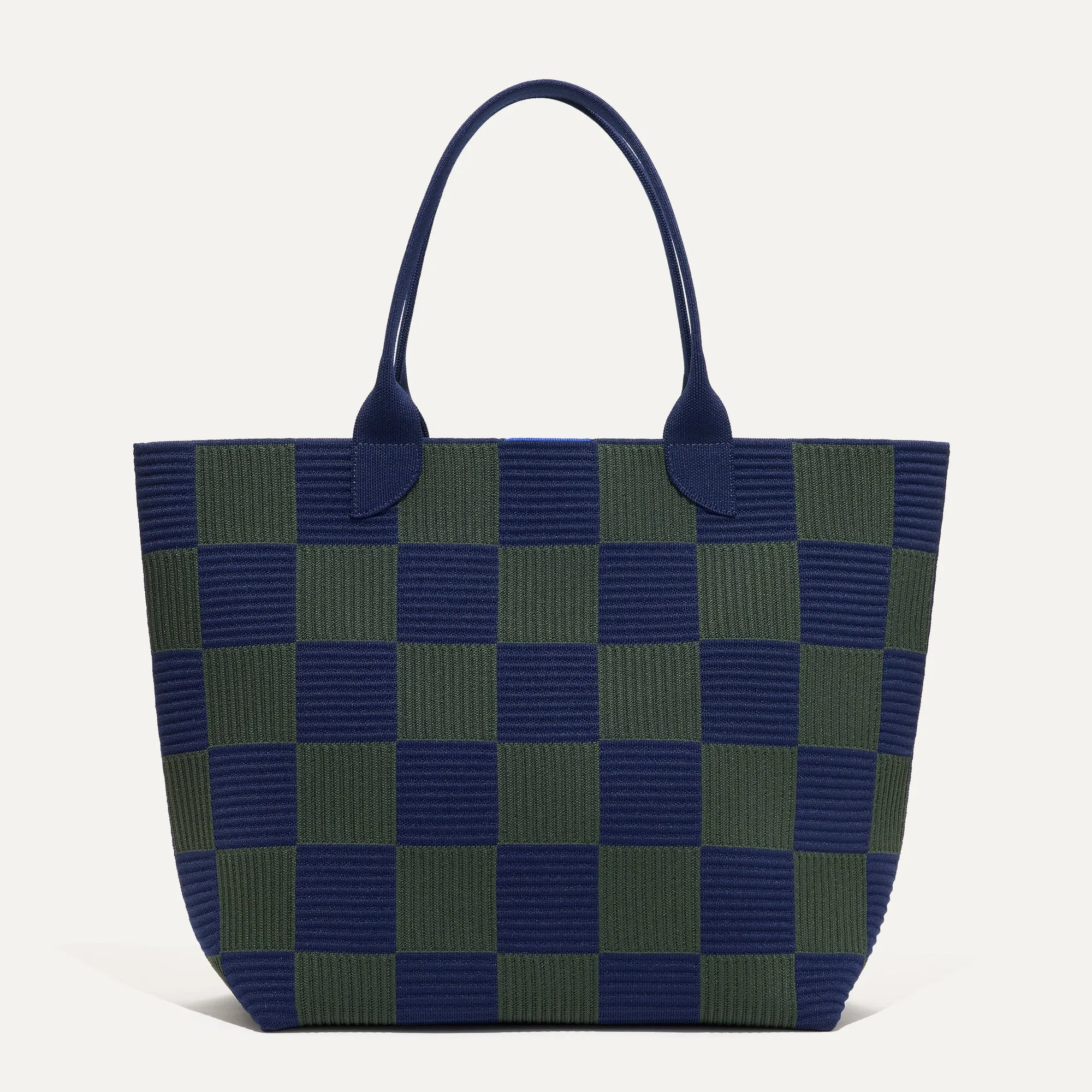 The Lightweight Tote - Checker Blue