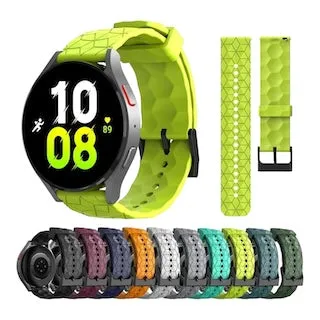 Timex 22mm Range compatible Silicone Football Pattern Watch Straps