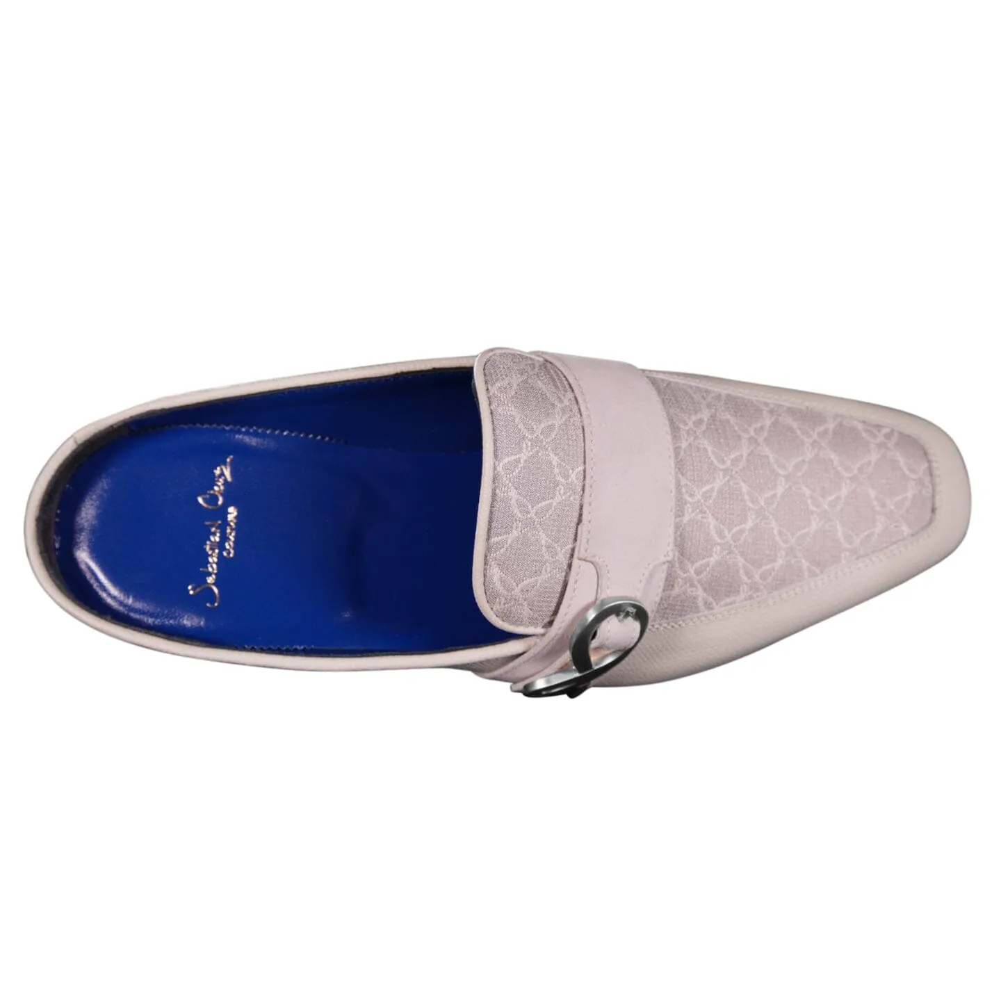 Tortora Logo With Silver Hardware Leather Slippers