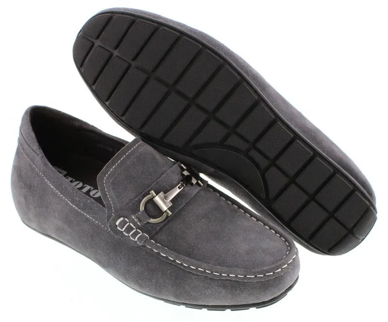 TOTO - H3208 - 2.2 Inches Taller (Nubuck Grey) -Super Lightweight - Size 6.5 / 7 / 7.5 Only