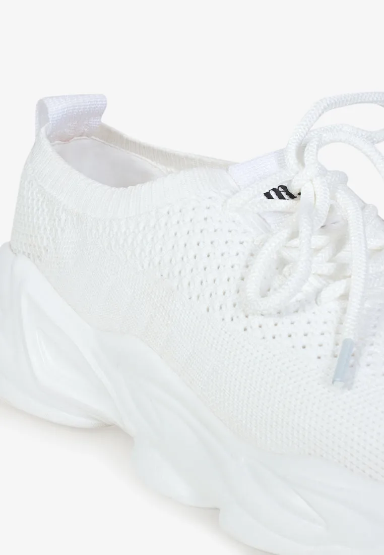 Turbo Mesh Chunky Streetwear Shoes - White