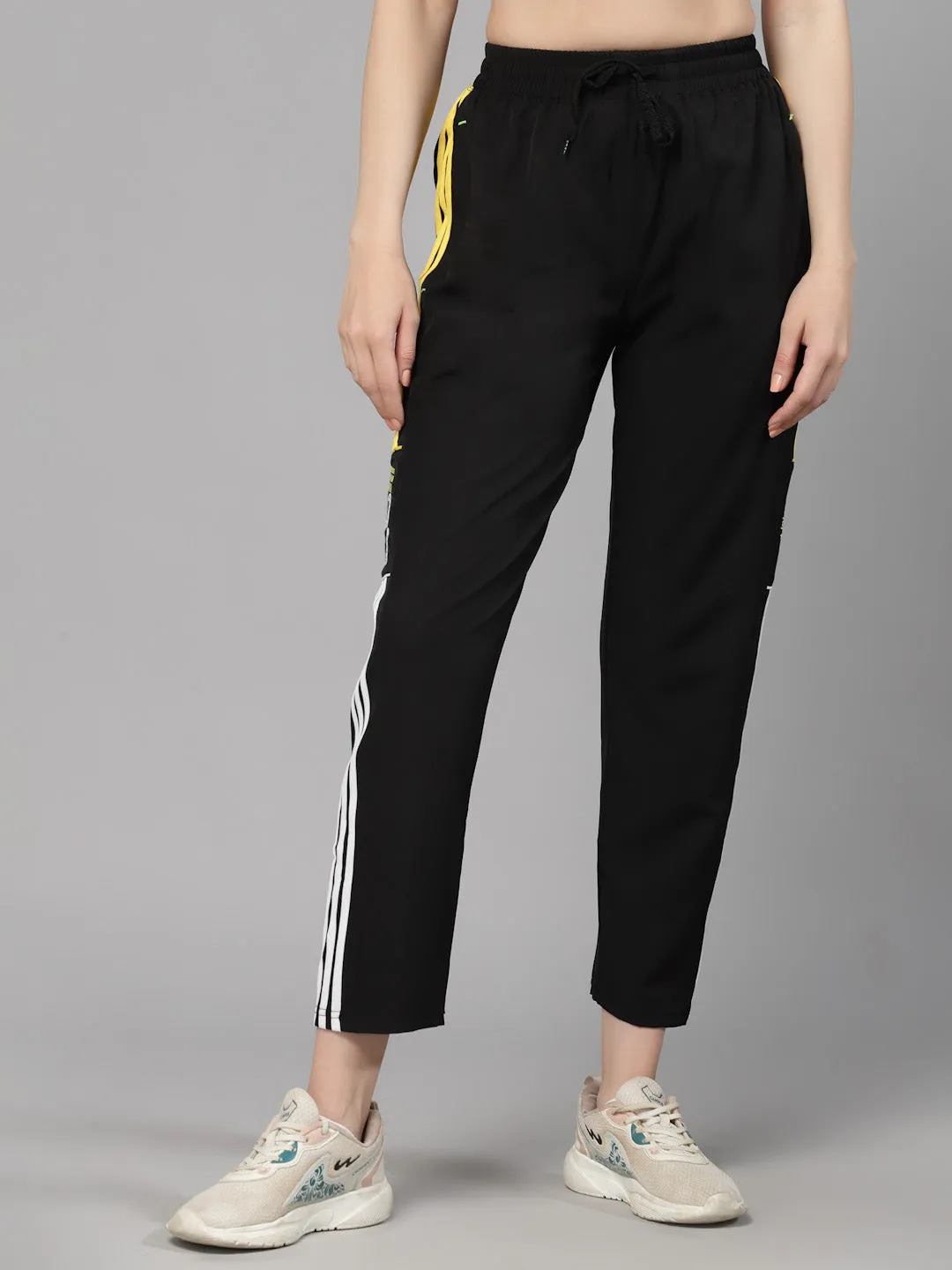 Uzarus Women's 3 Pocket Sports Gym Track Pants Running Lower