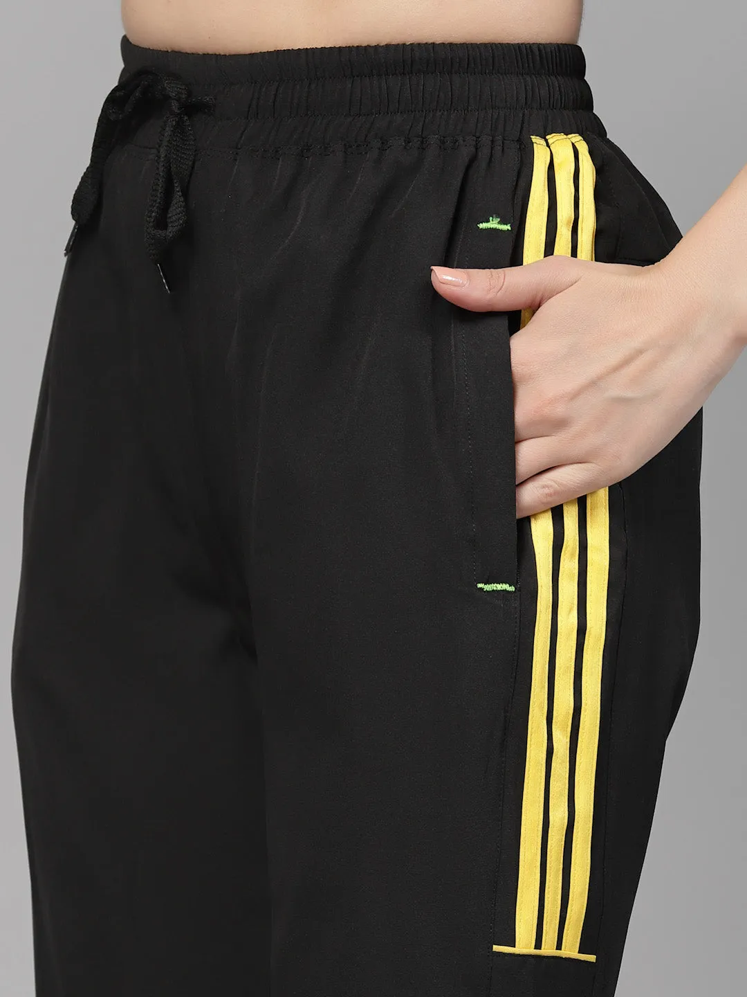 Uzarus Women's 3 Pocket Sports Gym Track Pants Running Lower