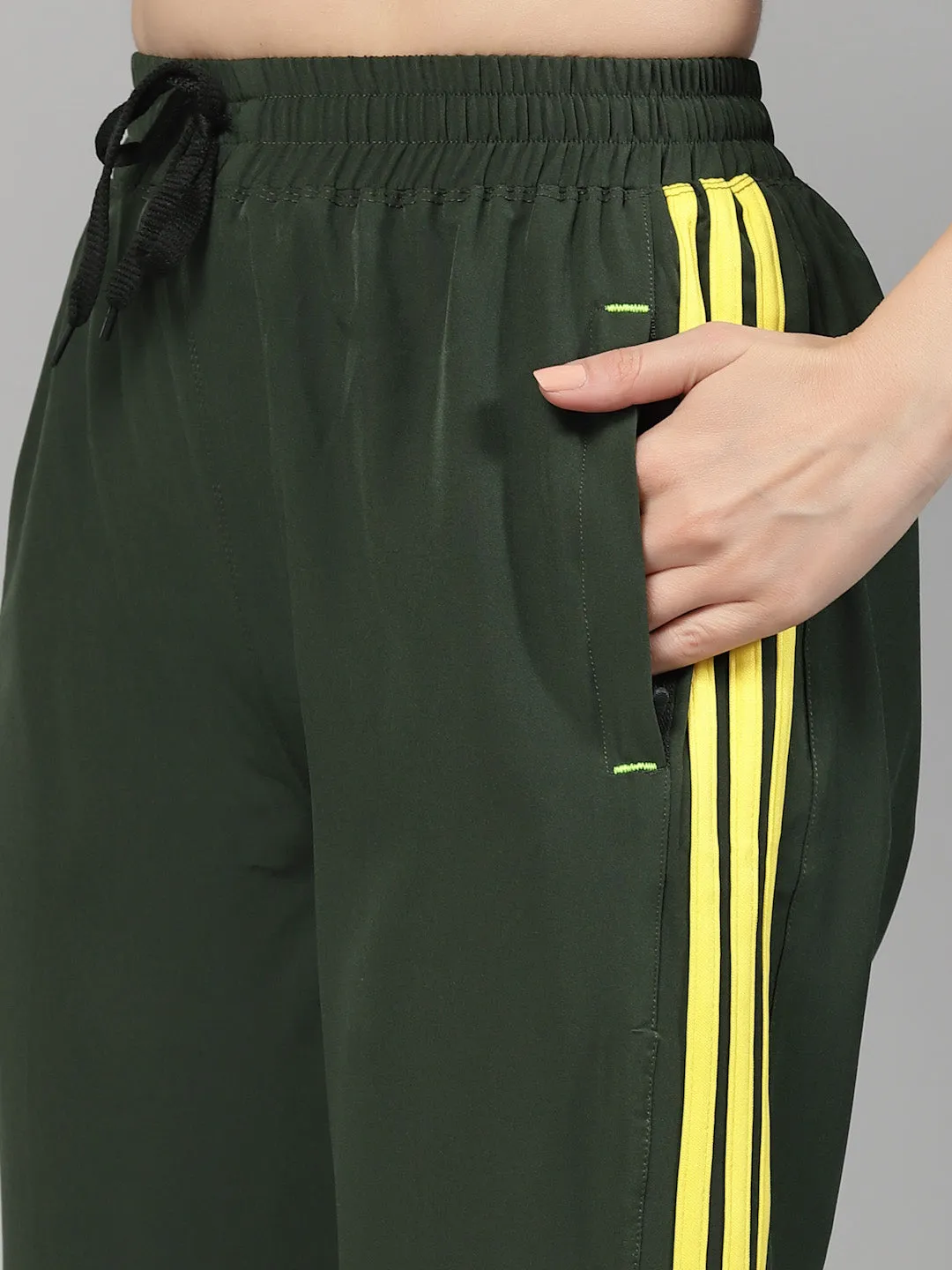 Uzarus Women's 3 Pocket Sports Gym Track Pants Running Lower