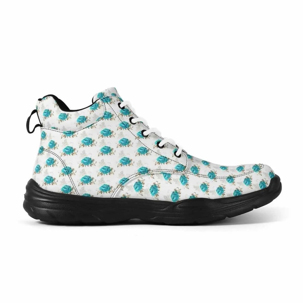 Women's Teal Roses Sneakers