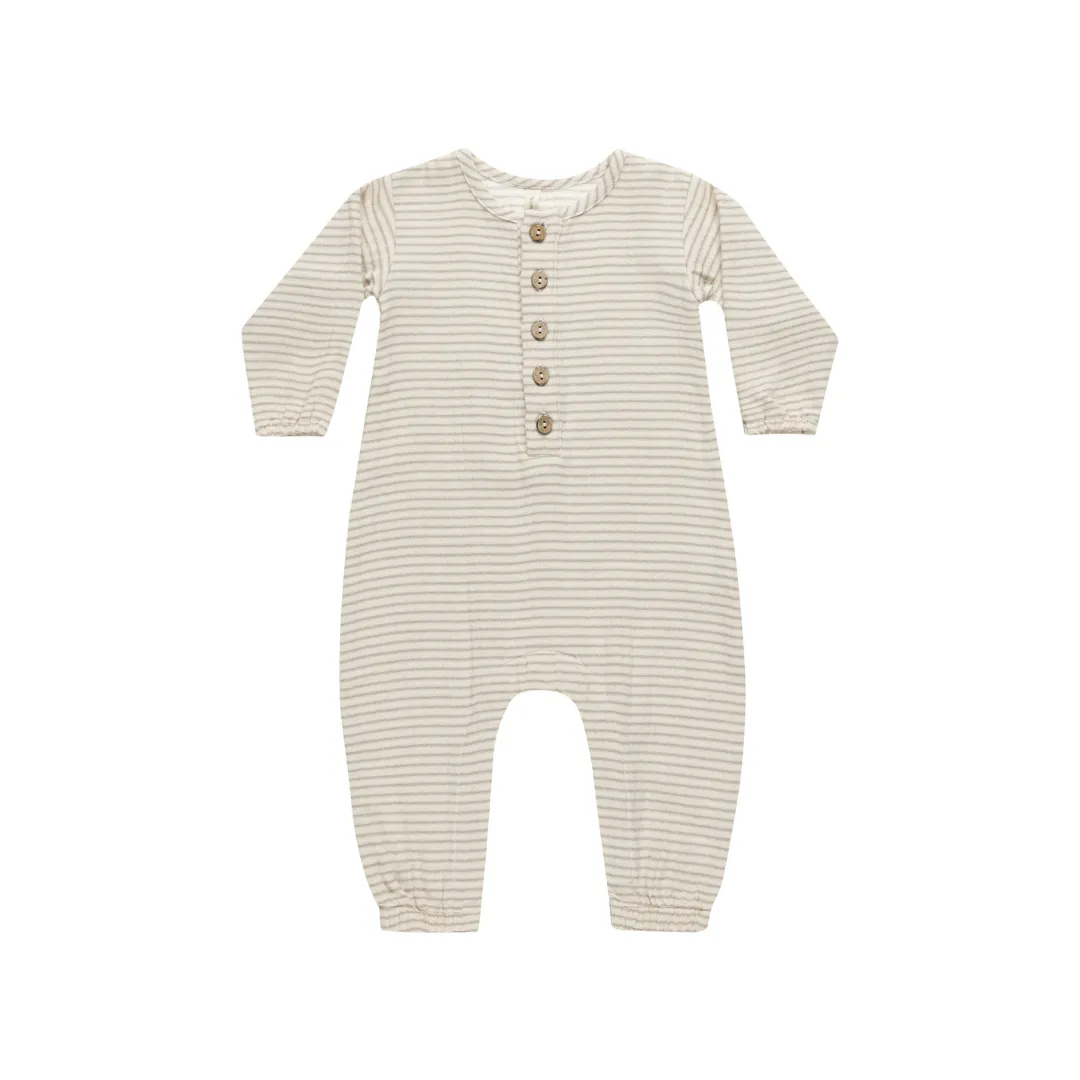 Woven Jumpsuit - Basil Stripe